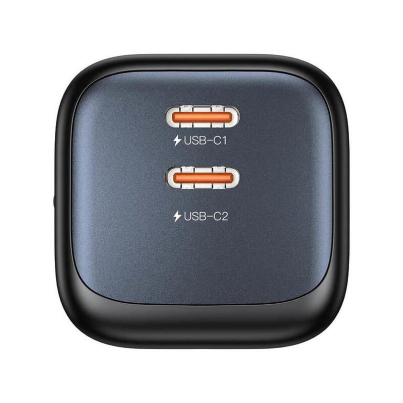 Ładowarka sieciowa Unitek GaN 45W, 2xUSB-C, PD 3.0, QC, czarna