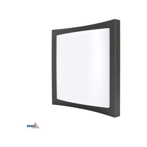 Oprawa elewacyjna VALANT 8W 3000K 560LM IP65 233X80X90MM Kinkiet grafit