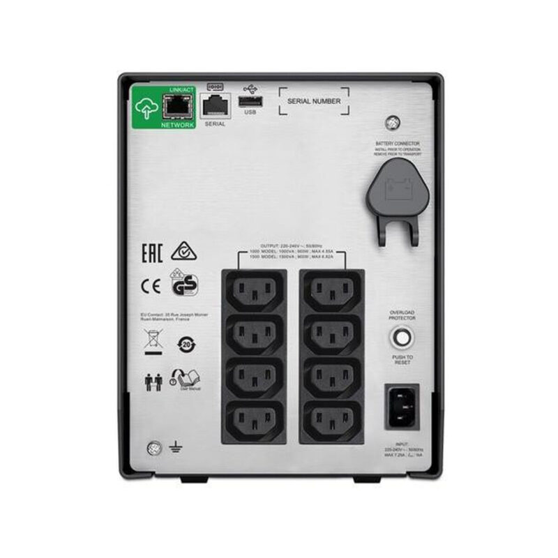 APC Zasilacz awaryjny SMC1500IC SmartUPS C 1500VA/900W Tower SmartConnect