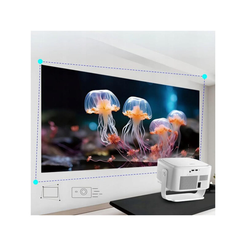 Mini Projektor Przenośny Rzutnik Android 14 WiFi Zenwire PrimeView IMC460 Pro