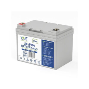 AKUMULATOR VOLT POLSKA LITOWO-ŻELAZOWO-FOSFORANOWY LiFePO4 12V 33Ah 30A