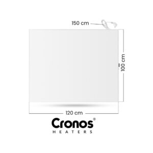 Panel grzewczy IR CRONOS Synthelith PRO CRP-1200TWP White