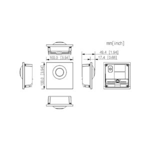 Moduł kamery Dahua VTO4202F-P-S3