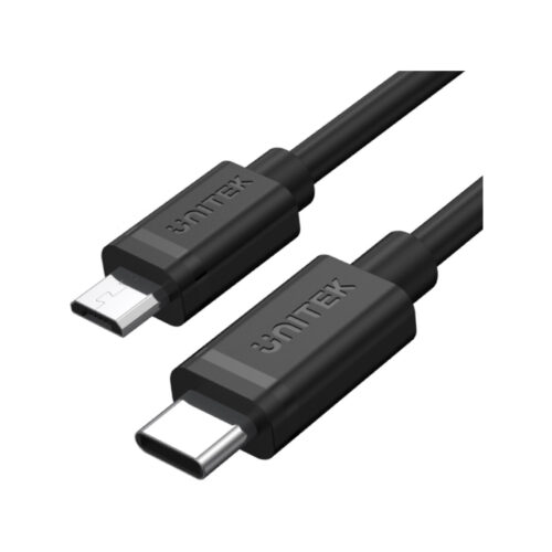 Unitek Y-C473BK przewód USB Typ-C do microUSB 1M