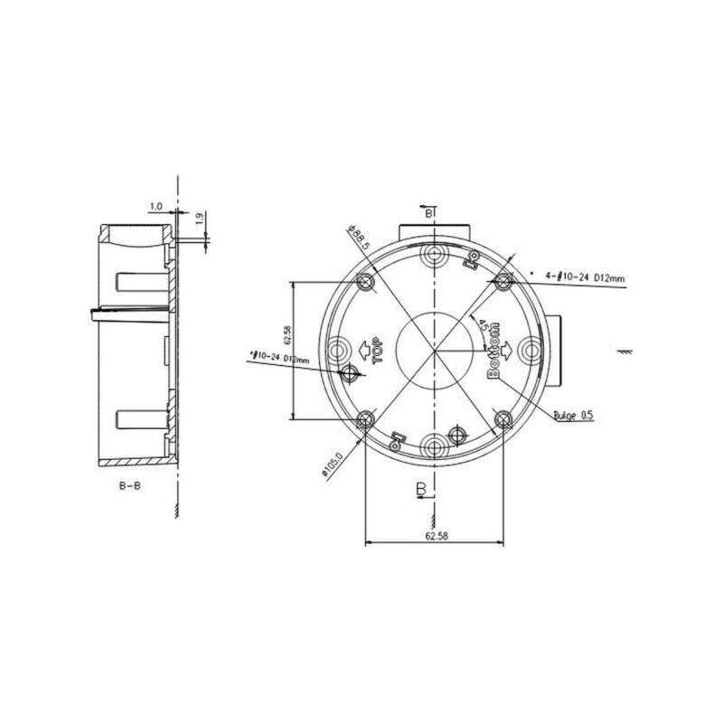 ADAPTER HIKVISION DS-1260ZJ BLACK