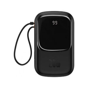 Powerbank Baseus Qpow Digital Display PPQD060201 20000mAh 20W PD QC USB-A USB-C + KABEL Lightning