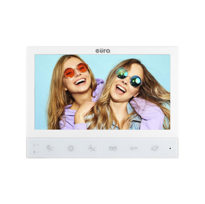 WIDEODOMOFN EURA VDP-80C5 2-rodzinny, biały