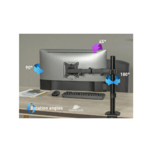 Uchwyt biurkowy przegubowy na 1 monitor Spacetronik SPA-112