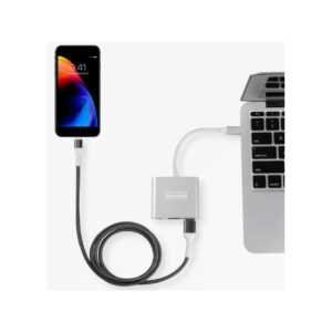 Adapter Przejściówka ZENWIRE 3w1 MHL HUB USB C HDMI 4K BYL-2008N