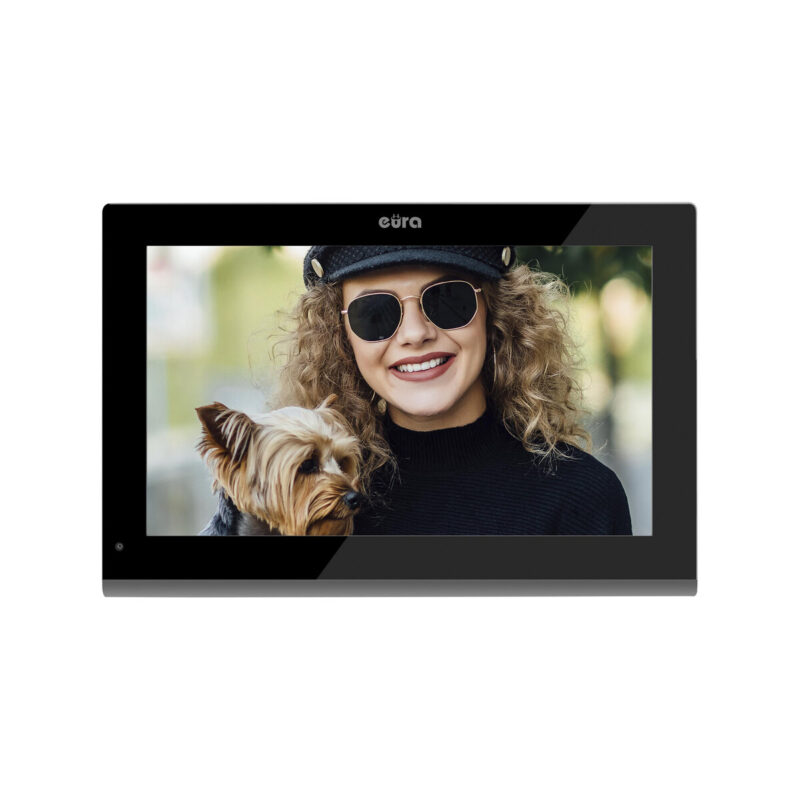 WIDEODOMOFN EURA VDP-98C5 czarny, wi-fi, Tuya