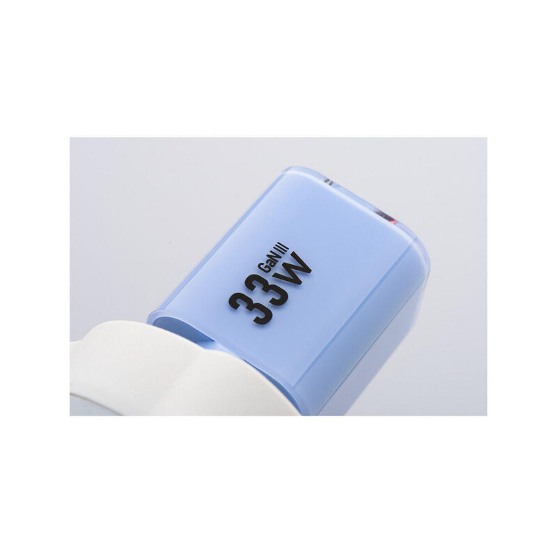0d4447af1f599c69ad4c6c05d744c300_original ŁADOWARKA SIECIOWA Forcell F-Energy GaN III VT-41 33 W 1x USB-C 1x USB-A PD 3.0 QC 4.0 NIEBIESKA