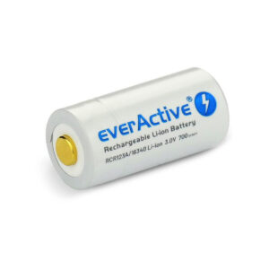 Akumulatorek 16340 / R-CR123 3V everActive 700mAh (1 szt.) z zabezpieczeniem