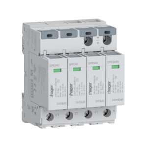 0d6b9176e2eb8cb0f0080b64bb4d149a_original SPD Ogranicznik przepięć T2 4P 3+1 sieć TN-S/TT In=20kA Up≤1,35kV SPE440 Hager