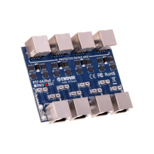 4-kanałowy moduł ogranicznika przepięć sieci LAN Gigabit Ethernet EWIMAR PTF-64-EXT/PoE