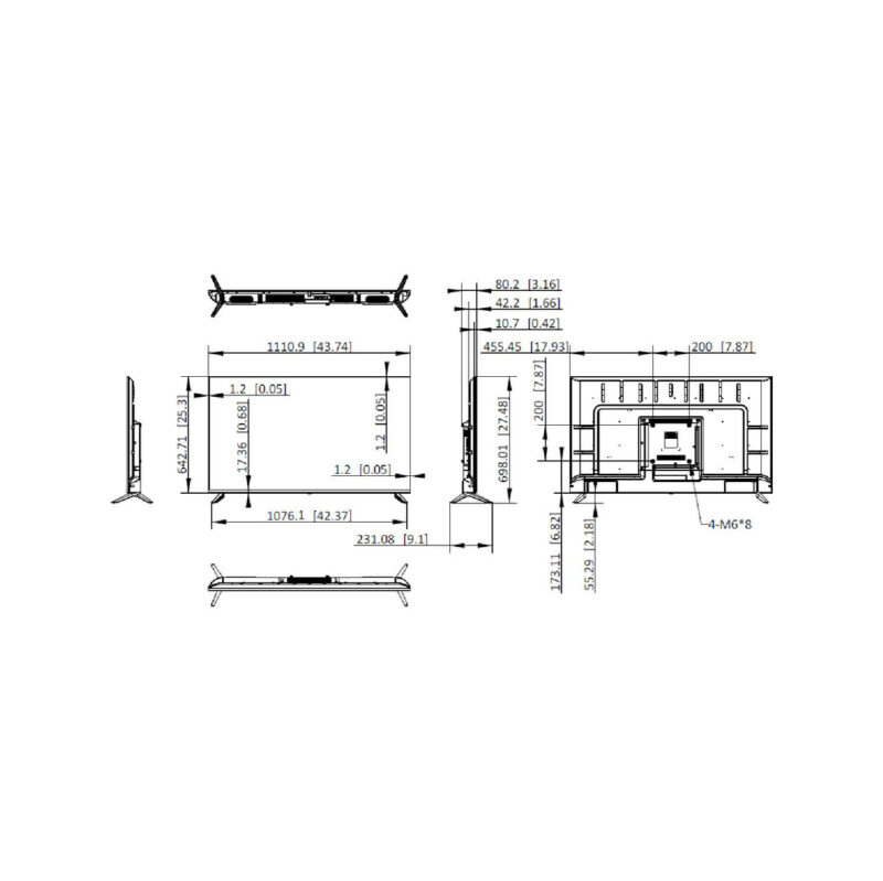Monitor Hikvision DS-D5050U3-1V0S