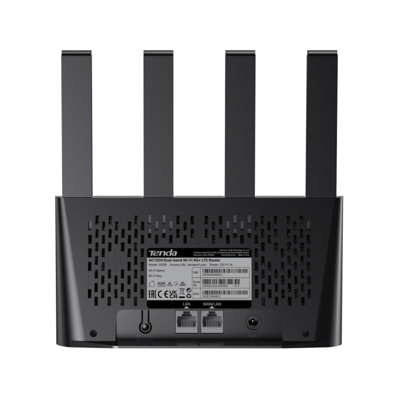 ROUTER TENDA 4G08 LTE AC1200 Dual-Band Wi-Fi 4G+