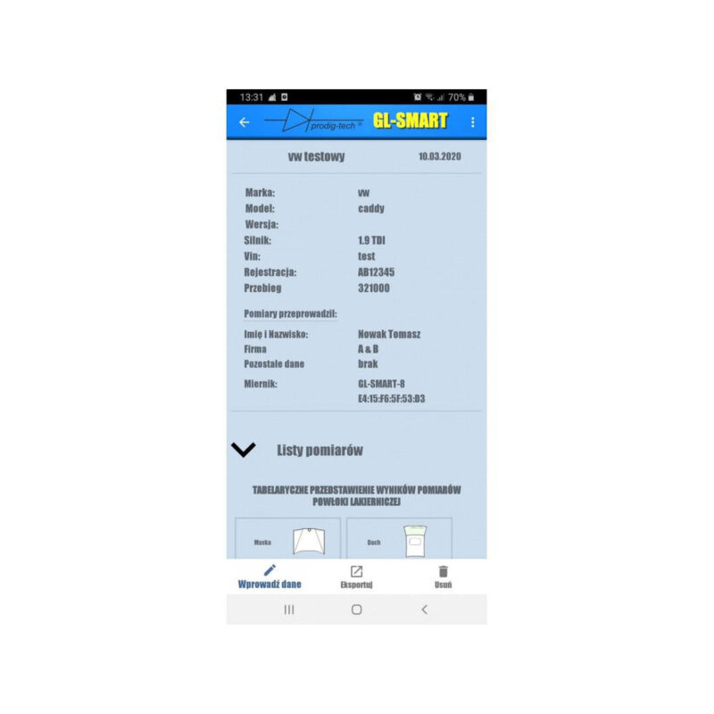 MIERNIK GRUBOŚCI LAKIERU GL-SMART-XL