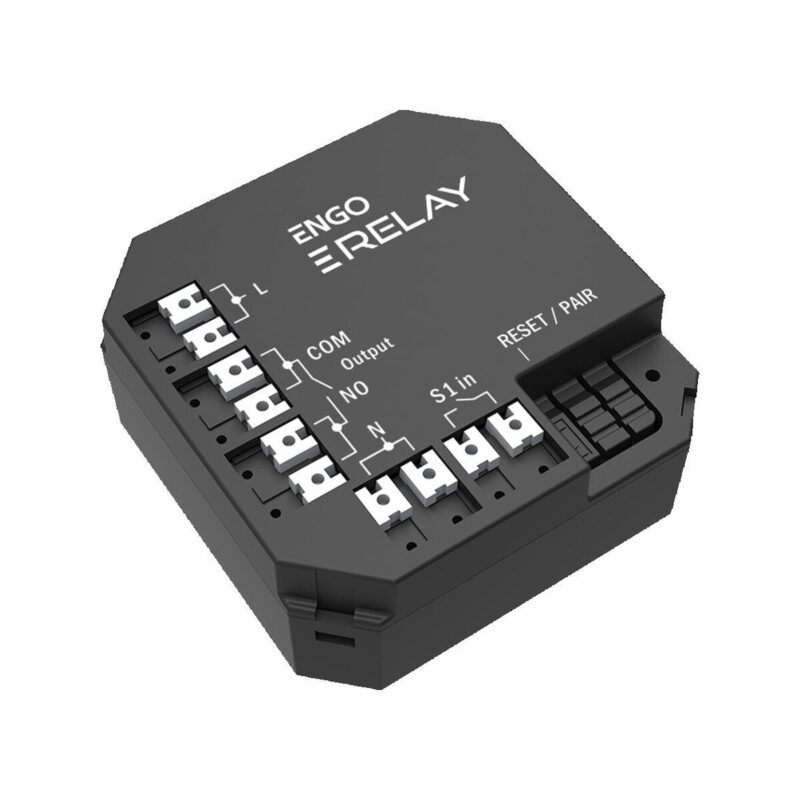 ENGO Controls EREL-12ZB - Smart Relay Inteligentny przekaźnik ZigBee do systemu ENGO Smart, 1x12A, NO-COM