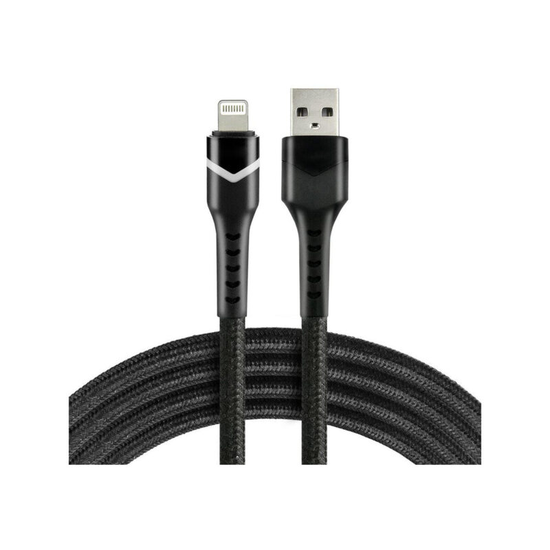 KABEL USB-A / Lightning Apple iPhone LED RGB everActive CBB-1IBR 100cm 2,4A