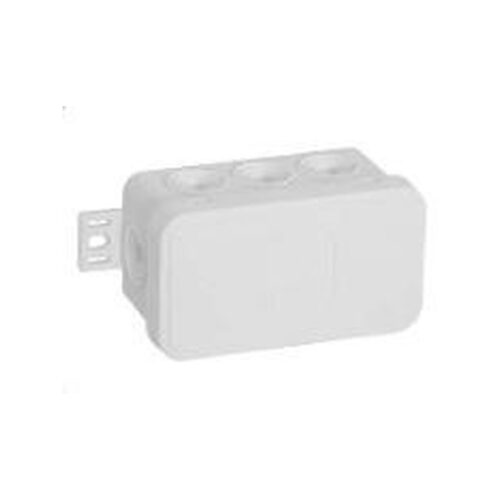 Puszka natynkowa pusta 8 wlotów VIPLAST V8 klik BIAŁA IP54 80x45x41mm 038-01