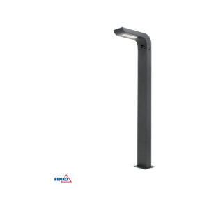 HYBRYDOWY SŁUPEK OGRODOWY LED BEMKO SOLVEO 7W 600LM 3000K/4000K/6500K 80CM IP65 DARK GREY CZ.PIR