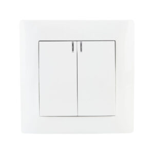 Łącznik podwójny z podświetleniem VCX WESA LC 04 Biały