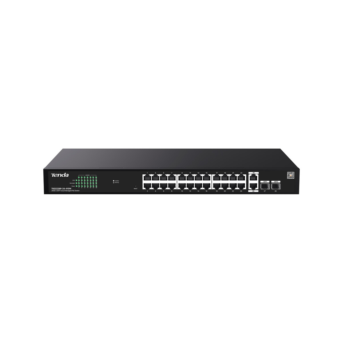 SWITCH POE TENDA ZARZĄDZALNY TEG2228P-24-410W