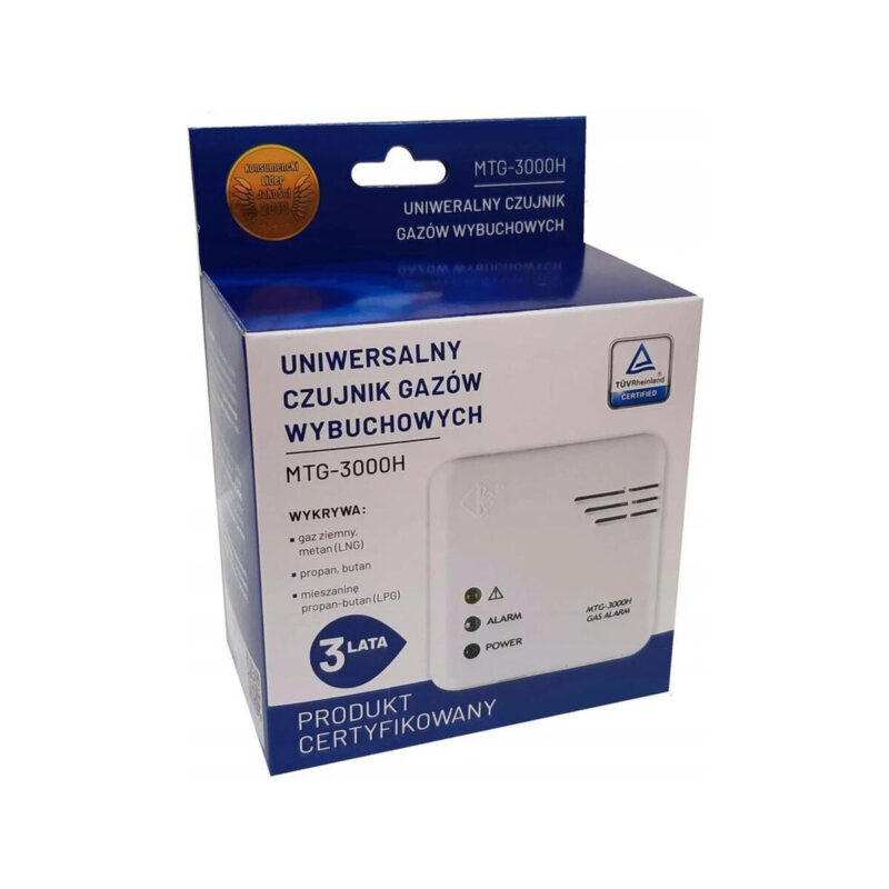 Czujnik Gazu Propan-Butan-Metan MTG-3000H