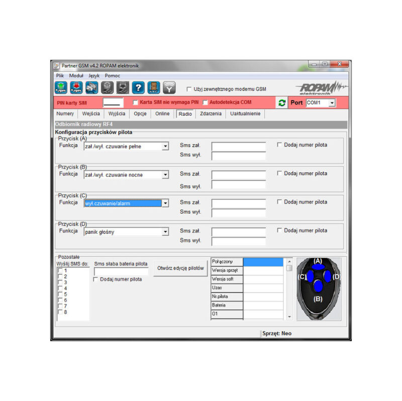 10104_schemat_2 ROPAM ODBIORNIK RADIOWY RF-4C
