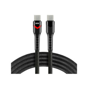 KABEL USB-C / USB-C RGB LED everActive CBB-2PDR 200cm 3A