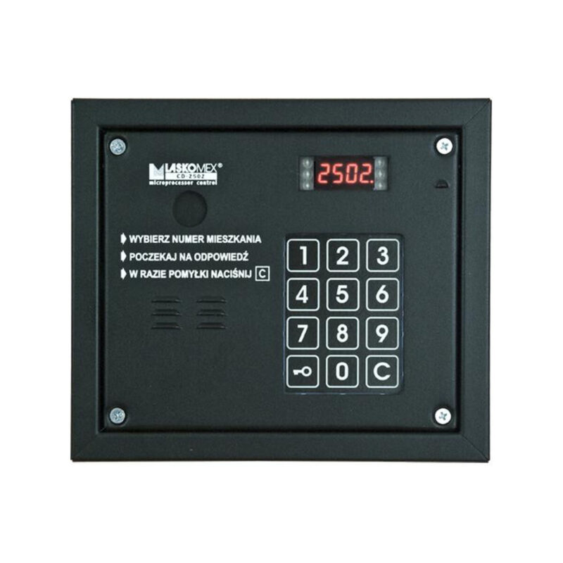 Laskomex CP-2503P czarny Panel audio z możliwością dołożenia kamery