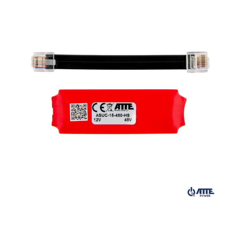 Adapter PoE PASSIVE podnoszący napięcie do 48V ATTE ASUC-15-480-HS