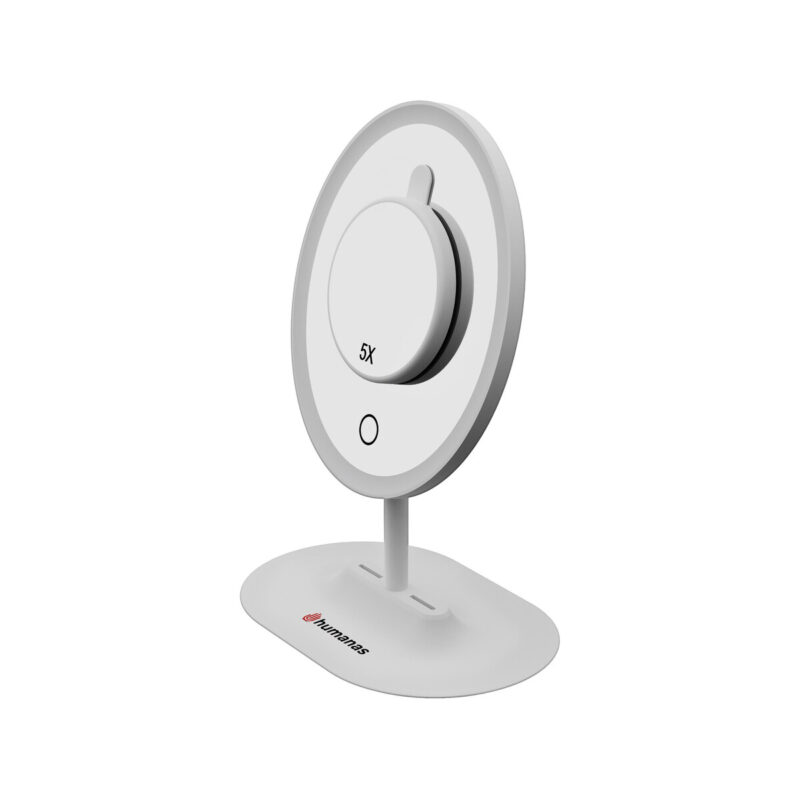 104e7f31b3128462f0f11c78b9e23339_original Lusterko do makijażu Humanas HS-ML03 z podświetleniem LED - biały