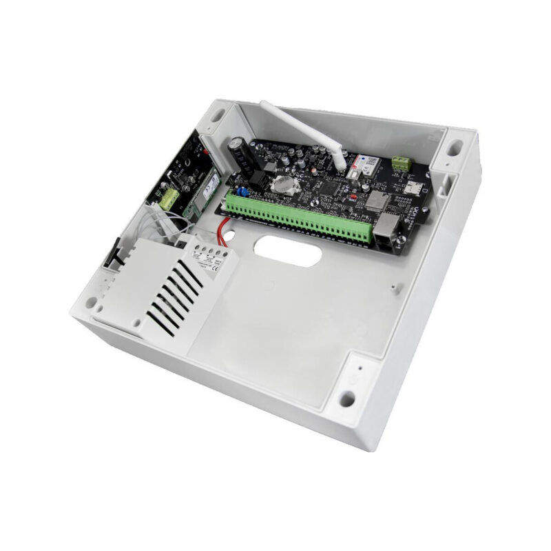 Zestaw centrala PulsON Alarm 2.0 4G z obudową i odbiornikiem PowerG