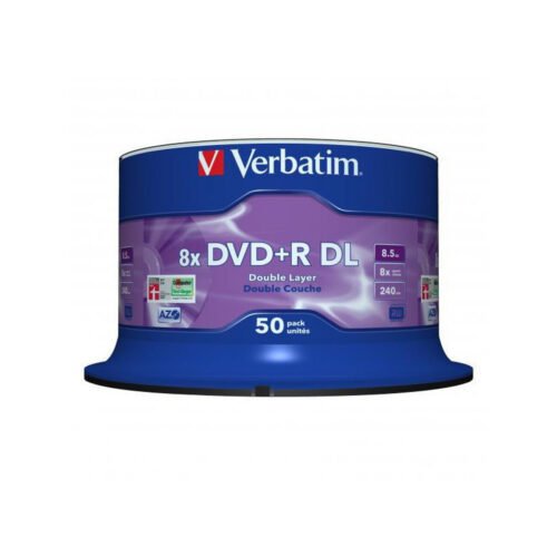 Płyty DVD+R DL Verbatim HP spindle (50szt)