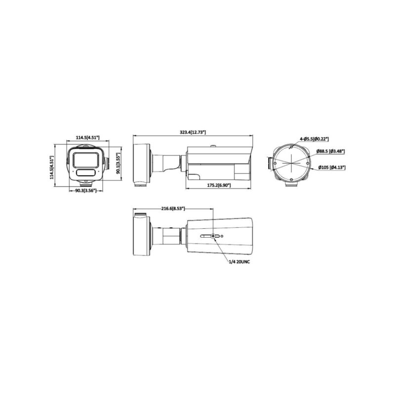 Kamera IP Hikvision iDS-2CD2T47G2-XS/PP 4mm PL(POL)