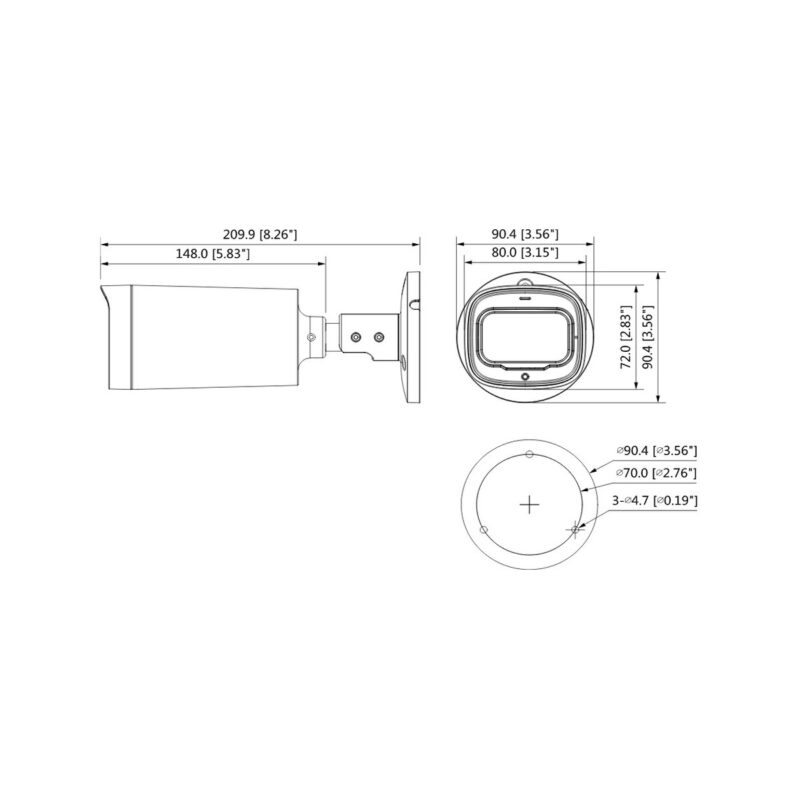KAMERA HDCVI DAHUA HAC-HFW1500R-Z-IRE6-A-2712-S2