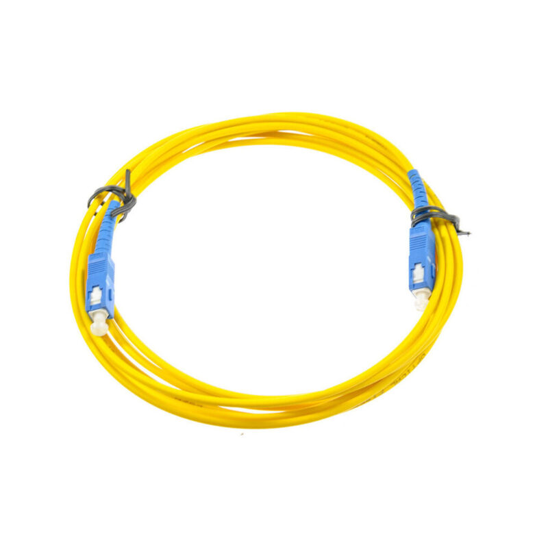 PATCHCORD ŚWIATŁOWODOWY SM SC/UPC-SC/UPC SIMPLEX 3.0MM 2m