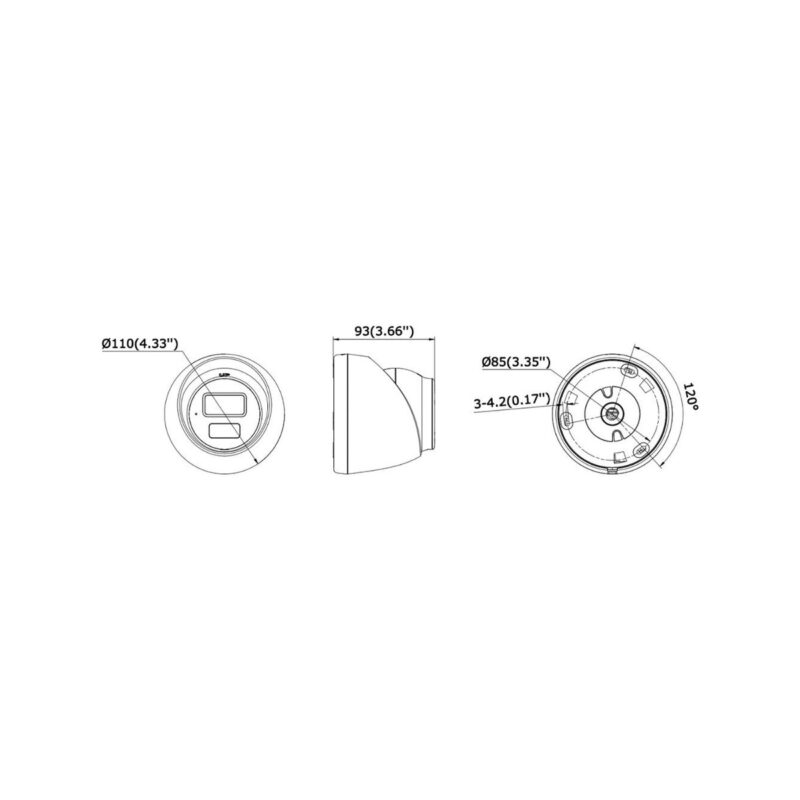 Kamera IP Hikvision DS-2CD1361G2-LIU 2.8mm PL