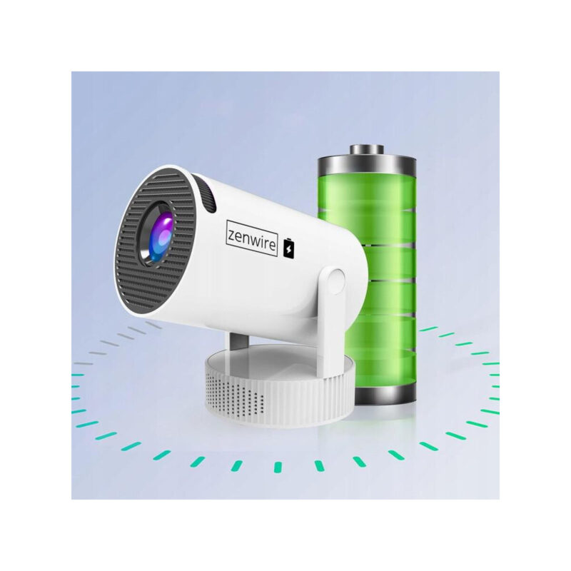 Mini Projektor Android Wifi Rzutnik Full HD Bluetooth z Baterią Zenwire K400