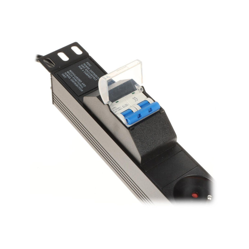 Listwa zasilająca 6 gniazd PD-6/R-2P