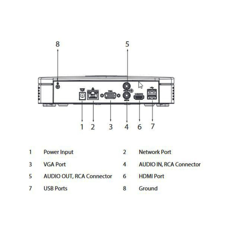 REJESTRATOR IP DAHUA NVR2104-I2