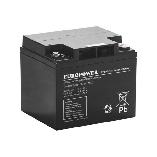 Akumulator AGM EUROPOWER serii EPS 12V 42Ah (Żywotność 8-12 lat)