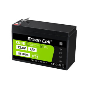 AKUMULATOR LITOWO-ŻELAZOWO-FOSFORANOWY LiFePO4 Green Cell Cube 12.8V 7Ah LFPGC12V7AH