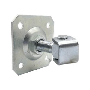 Zawias PSG 61.019.01 z szyldem 100x100x4mm - gwint M20 (regulowany, ucho ocynkowane)