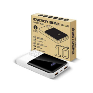 Powerbank everActive Energy Bank EB-10Q 10000 mAh 22,5 W 2x USB-A USB-C biały