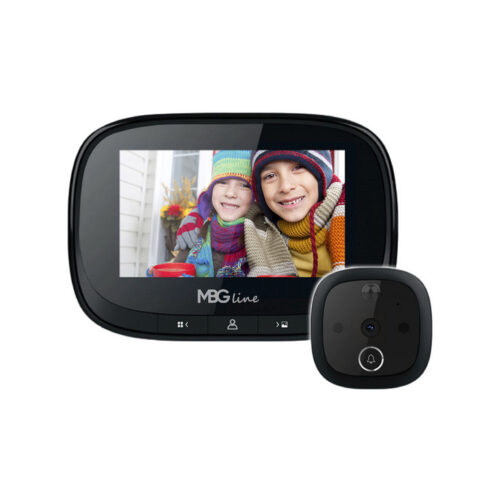 Wizjer do drzwi kamera MBG Line SF55 Black Edition