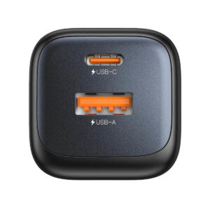 Ładowarka sieciowa Unitek GaN 20W, USB-C, USB-A, PD 3.0, czarna