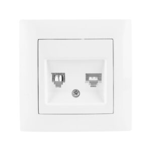 Gniazdo telefoniczno-komputerowe VCX WESA LC 42 Biały