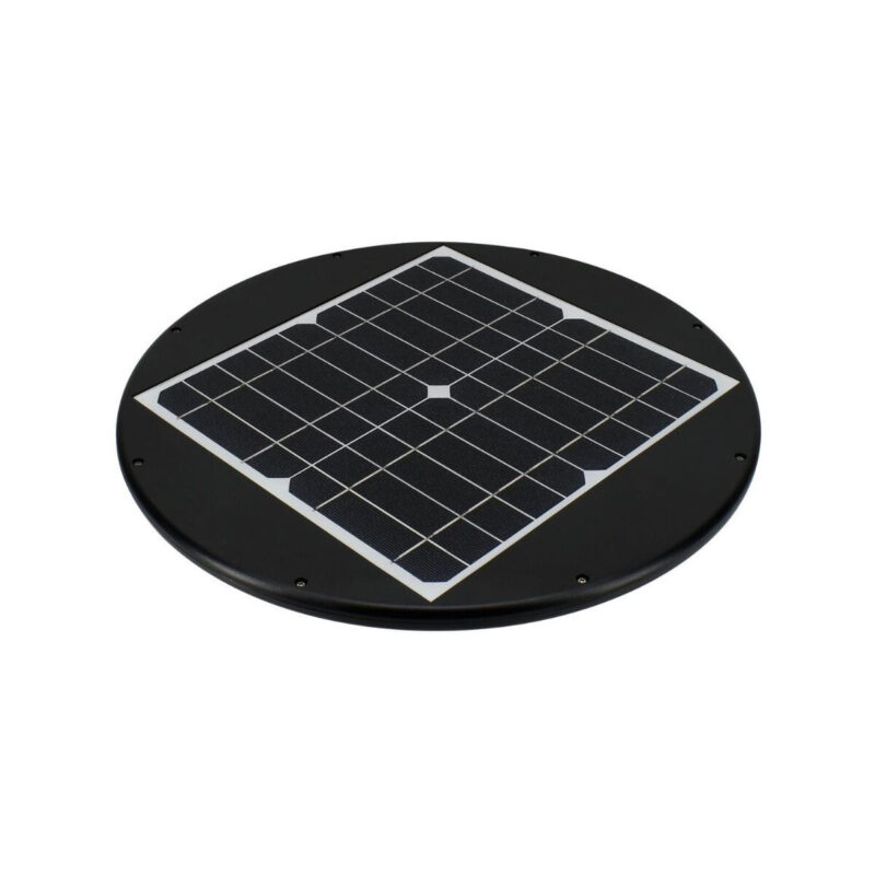 SOLARNA OPRAWA PARKOWA LED SOLUM 20W 2200LM 3000-4000K IP65 CZARNA